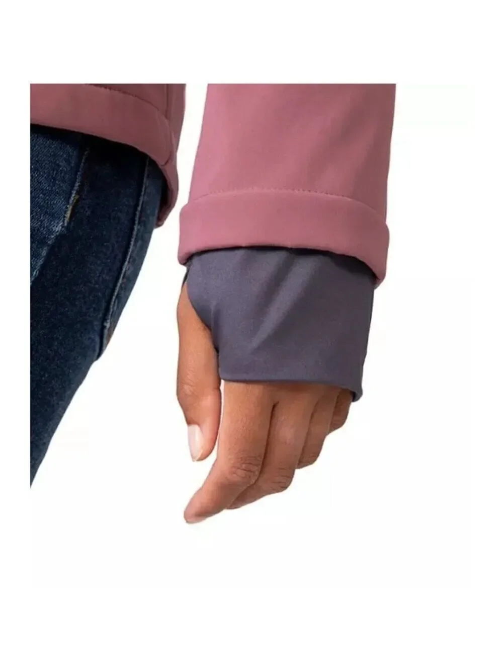 FREE COUNTRY WOMEN'S SOFTSHELL JACKET WITH HOOD IN BLOSSOM PINK XL OR XXL